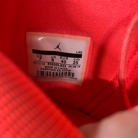 Air Jordan Future Men’s Shoes - Size 7, Orange - Picture 8 of 8